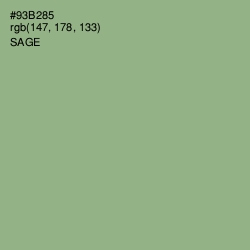 #93B285 - Sage Color Image