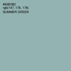 #93B2B2 - Summer Green Color Image