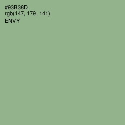 #93B38D - Envy Color Image