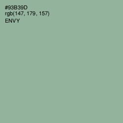 #93B39D - Envy Color Image