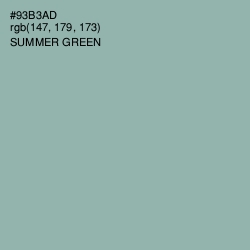 #93B3AD - Summer Green Color Image