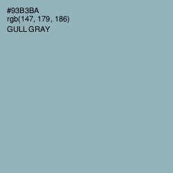 #93B3BA - Gull Gray Color Image