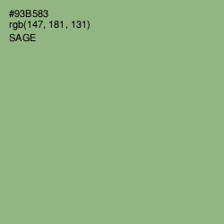 #93B583 - Sage Color Image