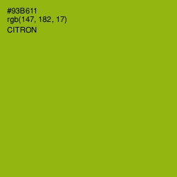 #93B611 - Citron Color Image