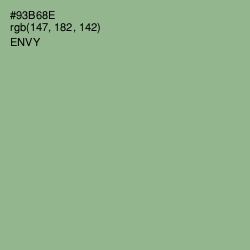 #93B68E - Envy Color Image