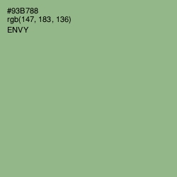 #93B788 - Envy Color Image