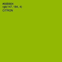 #93B804 - Citron Color Image