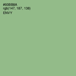 #93BB8A - Envy Color Image