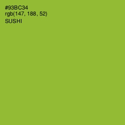 #93BC34 - Sushi Color Image