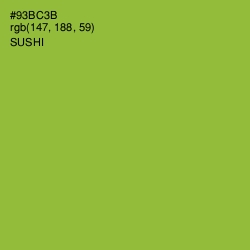 #93BC3B - Sushi Color Image