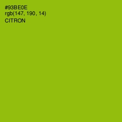 #93BE0E - Citron Color Image