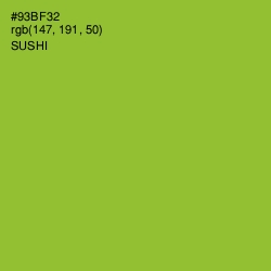 #93BF32 - Sushi Color Image