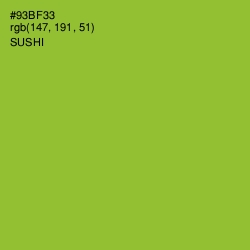 #93BF33 - Sushi Color Image