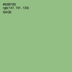 #93BF85 - Sage Color Image