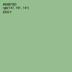 #93BF8D - Envy Color Image