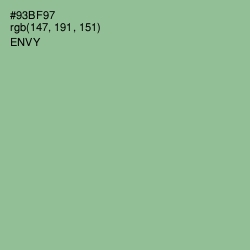 #93BF97 - Envy Color Image