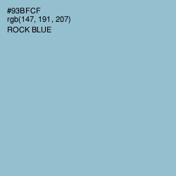 #93BFCF - Rock Blue Color Image