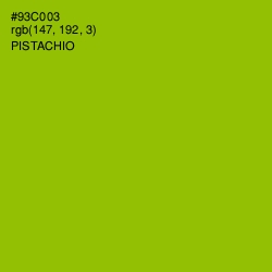 #93C003 - Pistachio Color Image
