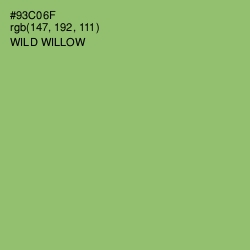 #93C06F - Wild Willow Color Image
