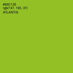 #93C125 - Atlantis Color Image