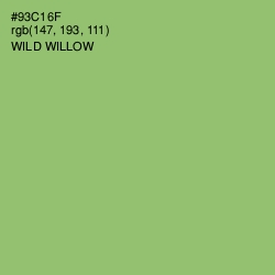 #93C16F - Wild Willow Color Image