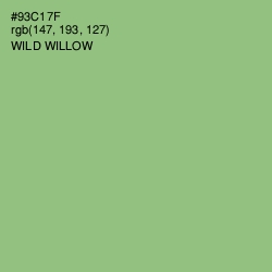 #93C17F - Wild Willow Color Image