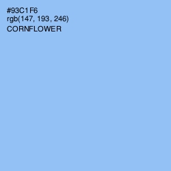 #93C1F6 - Cornflower Color Image