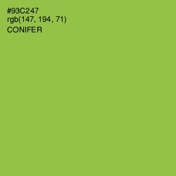 #93C247 - Conifer Color Image
