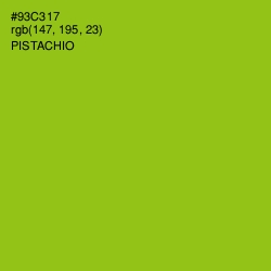 #93C317 - Pistachio Color Image