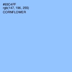 #93C4FF - Cornflower Color Image