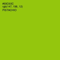 #93C60C - Pistachio Color Image