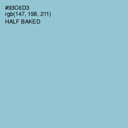 #93C6D3 - Half Baked Color Image