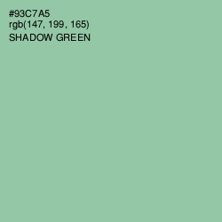 #93C7A5 - Shadow Green Color Image