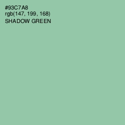 #93C7A8 - Shadow Green Color Image