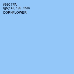 #93C7FA - Cornflower Color Image