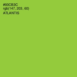 #93CB3C - Atlantis Color Image