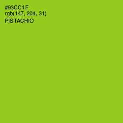 #93CC1F - Pistachio Color Image