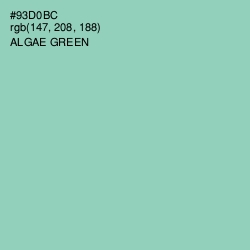 #93D0BC - Algae Green Color Image