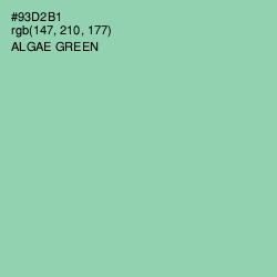 #93D2B1 - Algae Green Color Image