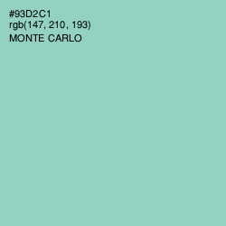 #93D2C1 - Monte Carlo Color Image