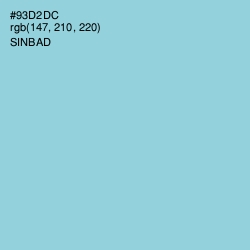 #93D2DC - Sinbad Color Image