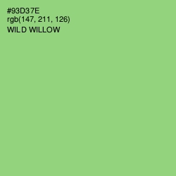 #93D37E - Wild Willow Color Image