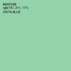 #93D3AB - Vista Blue Color Image