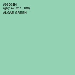 #93D3B4 - Algae Green Color Image