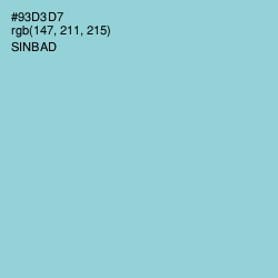 #93D3D7 - Sinbad Color Image