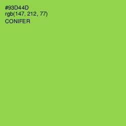#93D44D - Conifer Color Image