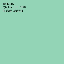 #93D4B7 - Algae Green Color Image