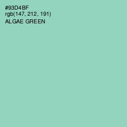 #93D4BF - Algae Green Color Image