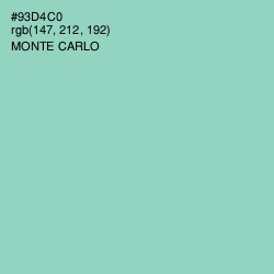 #93D4C0 - Monte Carlo Color Image