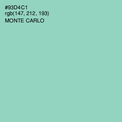 #93D4C1 - Monte Carlo Color Image